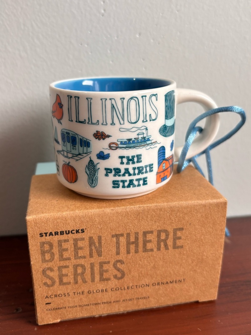 Starbucks Illinois Been There Series Collector Ornament Mug - Discontinued Print